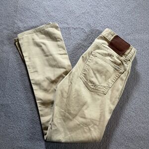 Vans Off The Wall Authentic Pants Mens 28x29 Olive Green Straight Leg Skate